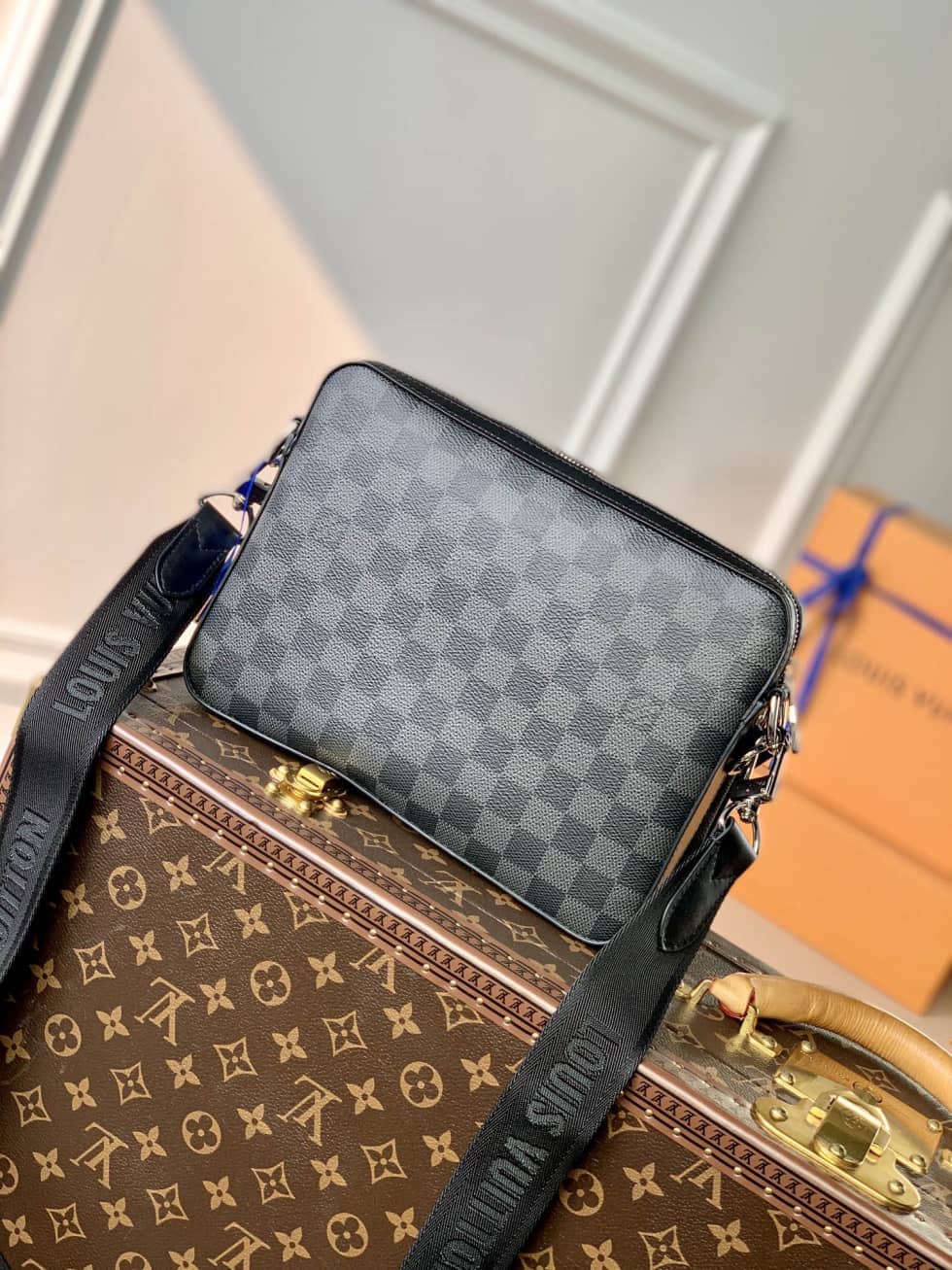 L0vis Vvtt0n Trio Damier Graphite N58040 Replica Messenger Bag