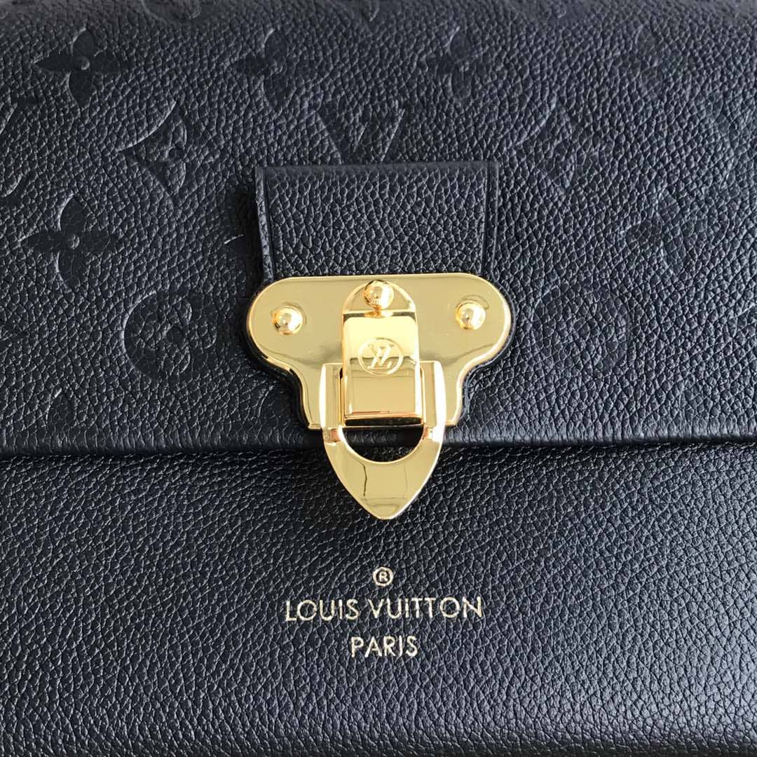 L0vis Vvtt0n Monogram Empreinte Vavin PM Chain Replica Shoulder Bag Black M44151