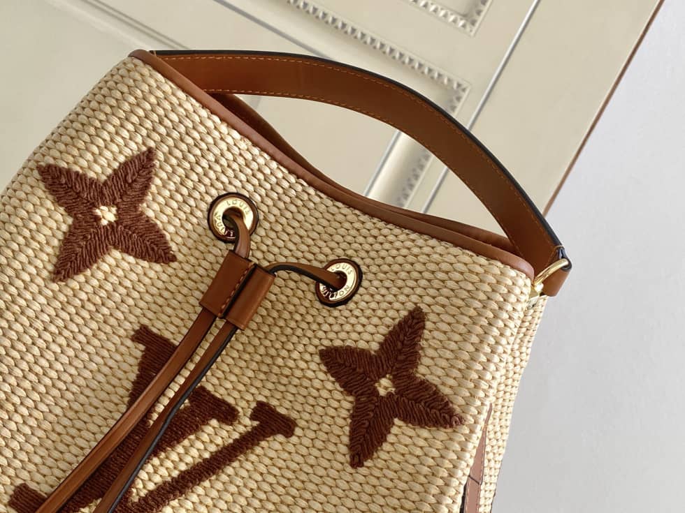 L0vis Vvtt0n NONO MM Apricot M57704 Replica Bucket Bag