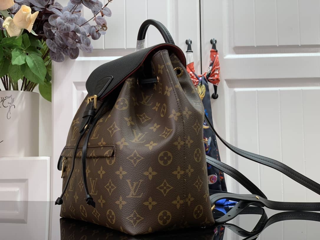 L0vis Vvtt0n Montsouris PM Noir Monogram Replica Backpack M45515