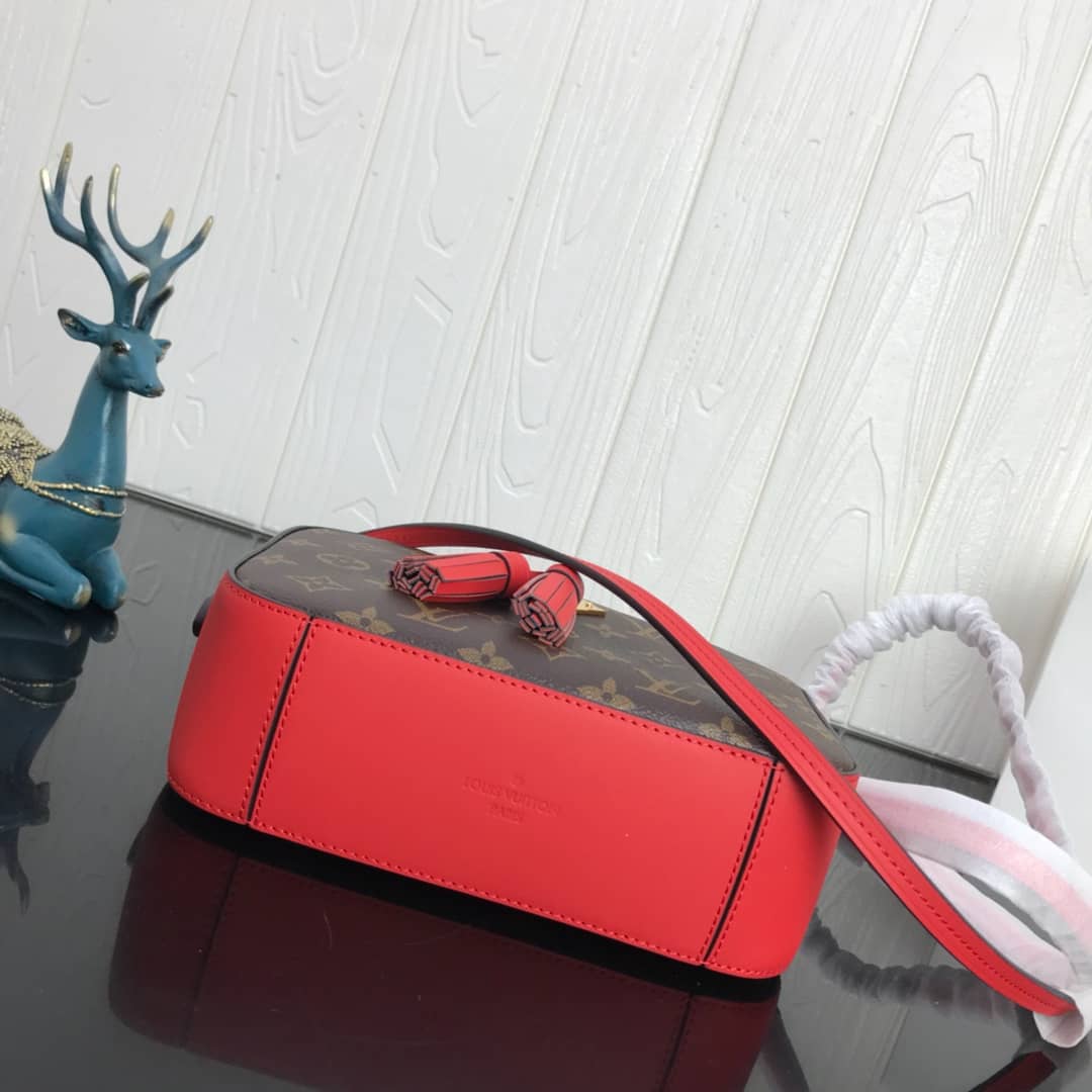 L0vis Vvtt0n Canvas Saintonge Replica Camera Bag Red M43555