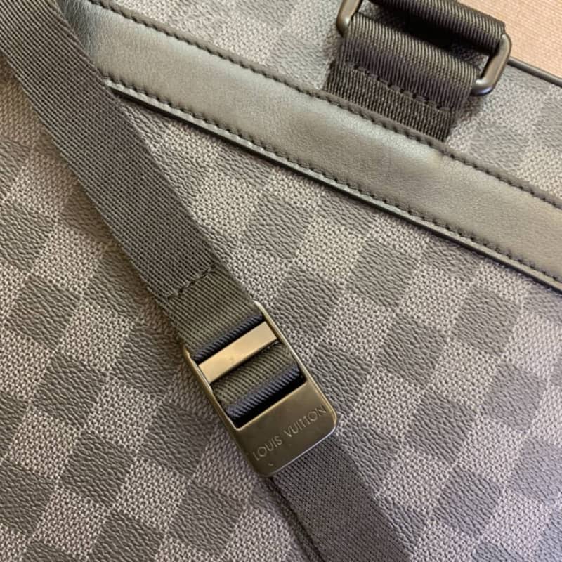 L0vis Vvtt0n Damier Graphite Coated Canvas Utility Business Bag Replica N40278