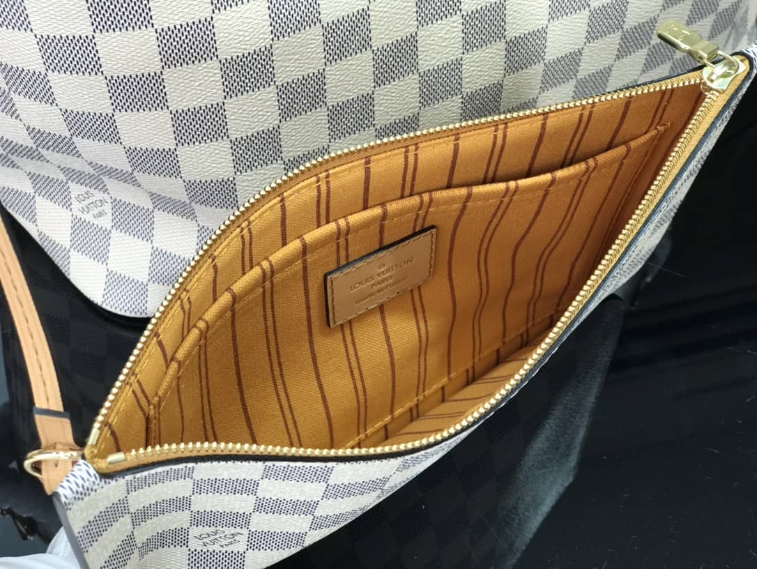 L0vis Vvtt0n Neverfull Dupe MM Damier Azur Bag N50047