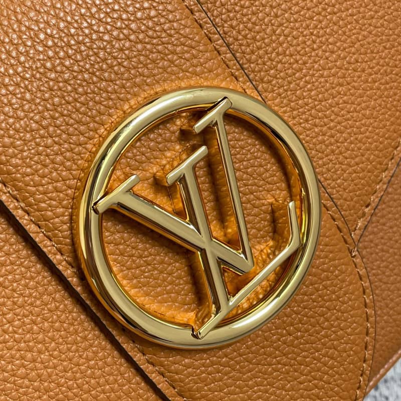 L0vis Vvtt0n Pont 9 Soft MM Grained Calfskin Leather Replica Bag Orange M58968