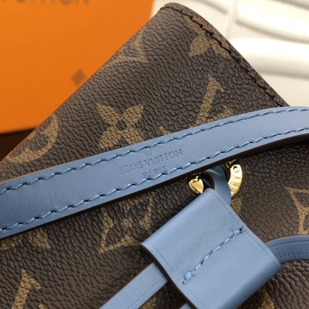 L0vis Vvtt0n Noe Monogram Canvas Replica Bucket Bag Blue