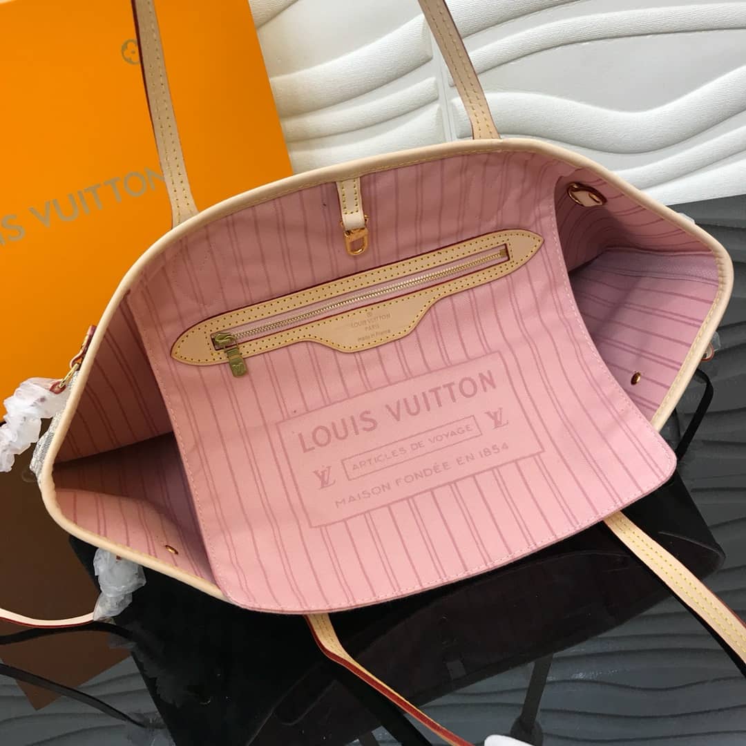 L0vis Vvtt0n Neverfull Dupe MM Damier Azur Bag N40995