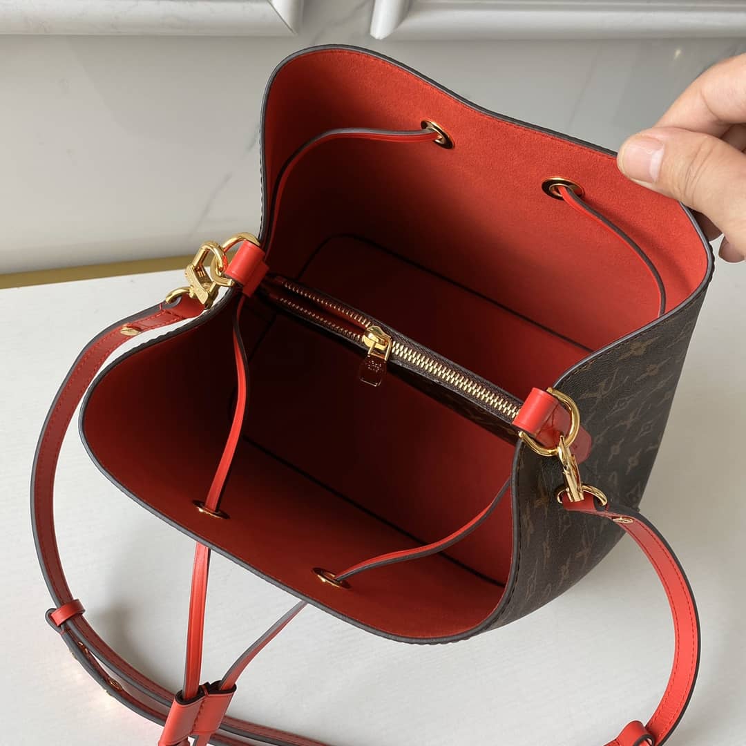 L0vis Vvtt0n Neo Noe Replica Bucket Bag Brown M44021