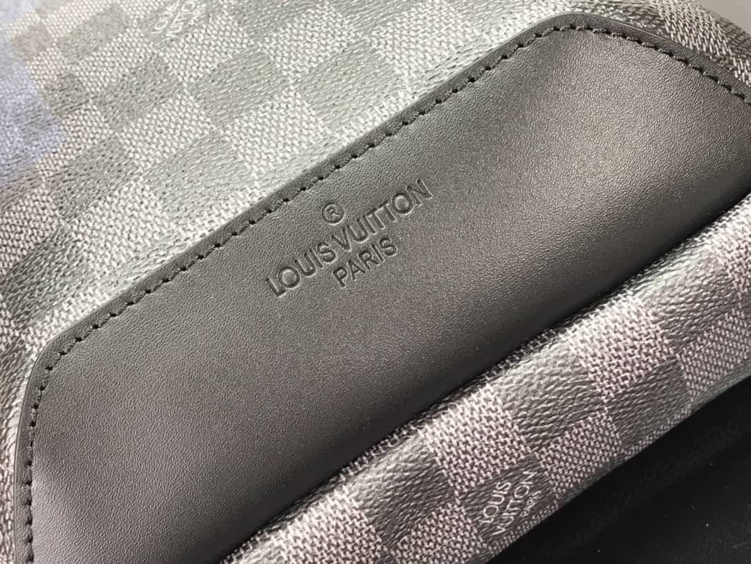 L0vis Vvtt0n Damier Graphite Mens Avenue Replica Sling Bag Black Blue N40403