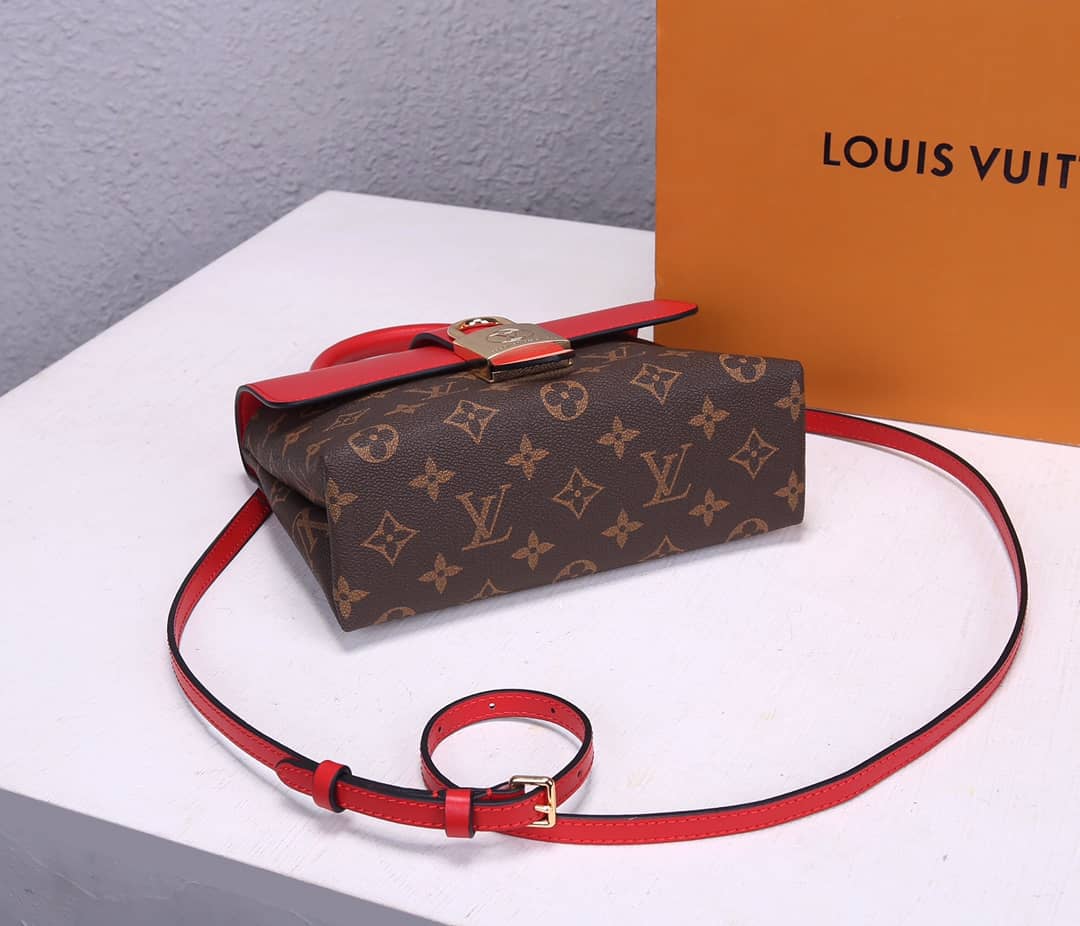 L0vis Vvtt0n Locky BB 2way Replica Shoulder Bag Red M44141