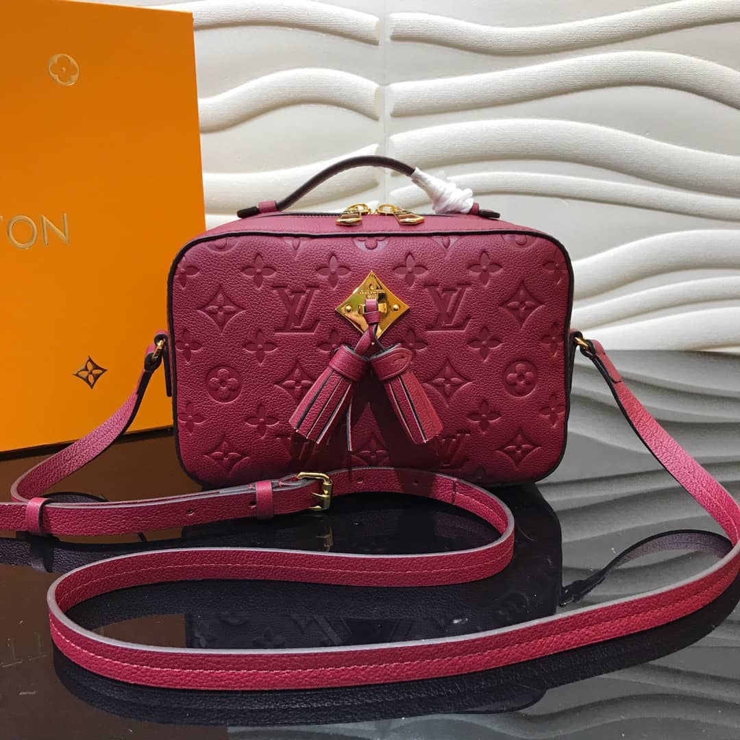 L0vis Vvtt0n Monogram Empreinte Saintonge Replica Bag Rose M44606