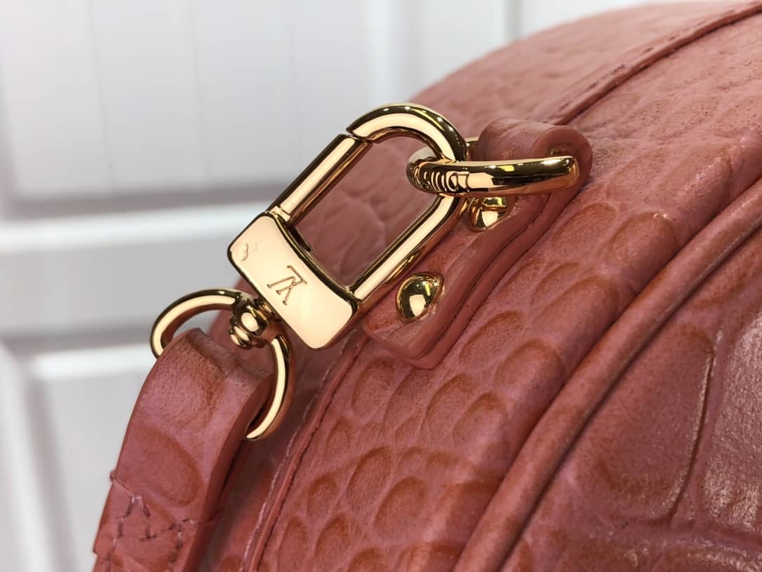 L0vis Vvtt0n Petite Boite Chapeau Crocodilien Brillant Replica Bag Pink N93597