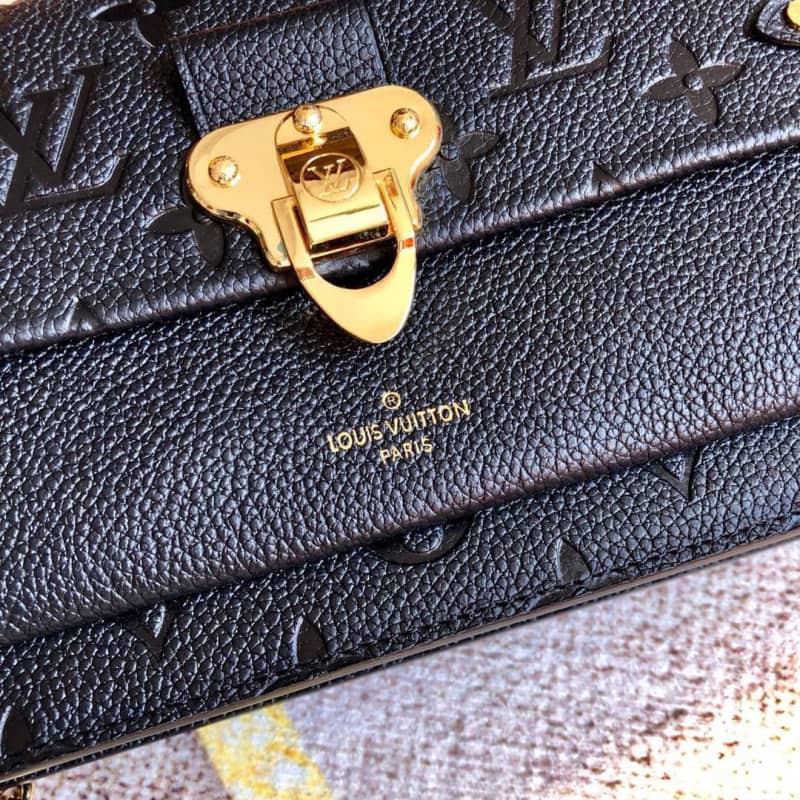 L0vis Vvtt0n Monogram Empreinte Vavin Chain Long Wallet Replica Black M67839