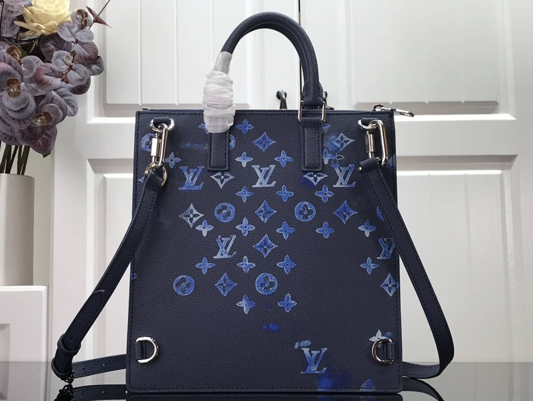 L0vis Vvtt0n Sac Plat Zipp Watercolor Shoulder Bag Replica M57843