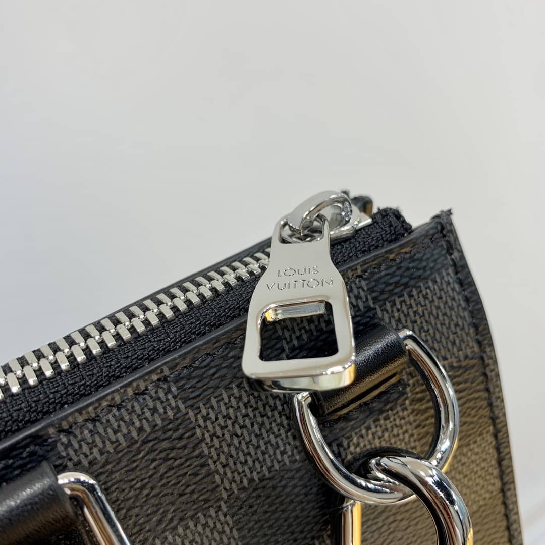 L0vis Vvtt0n Sac Plat Messenger Bag Black N45276 Replica Shoulder Bag