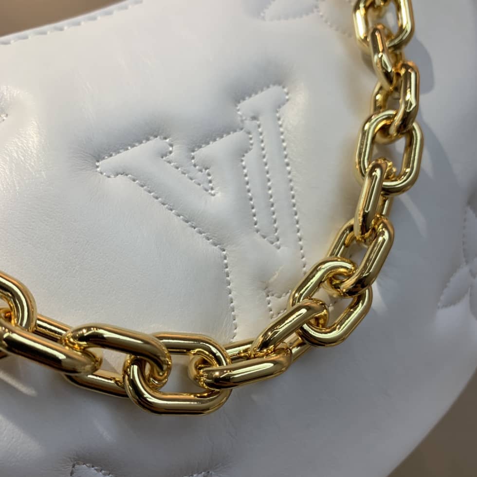 L0vis Vvtt0n Over The Moon Bubblegram White M59959 Replica Hobo