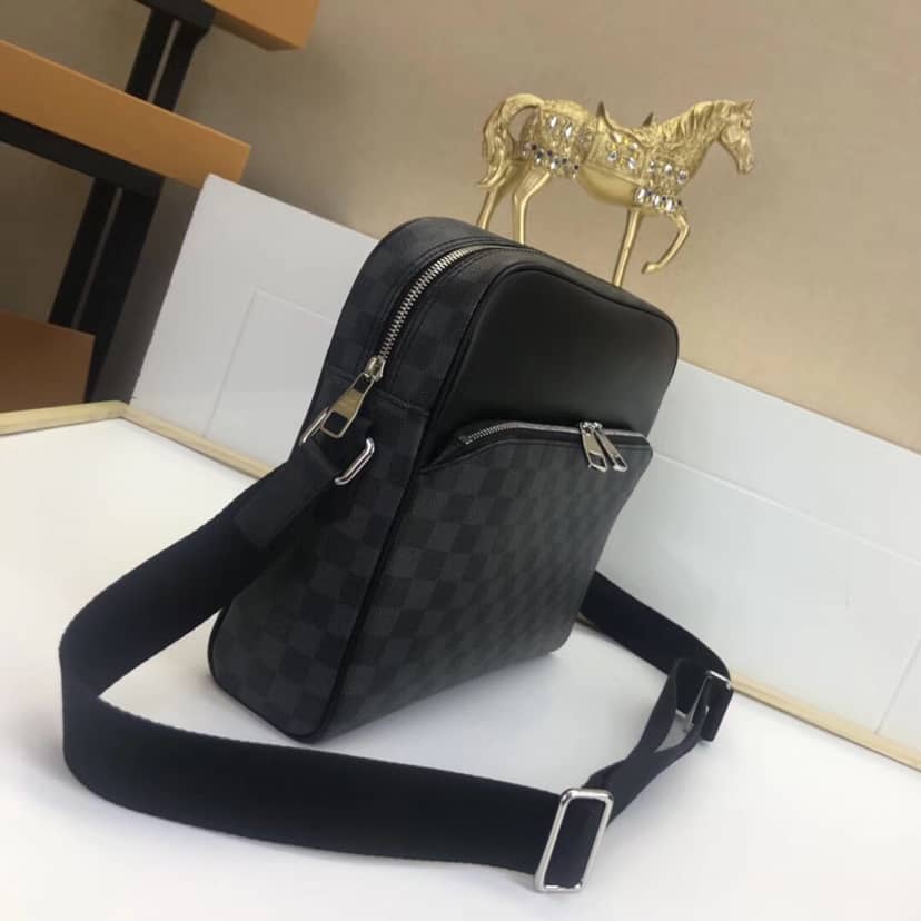 L0vis Vvtt0n Damier Graphite Dayton Reporter PM Replica Shoulder Bag N41408