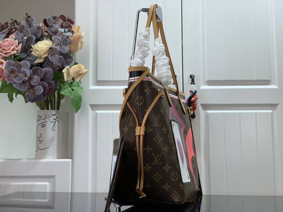 L0vis Vvtt0n Monogram Game On Neverfull MM Tote Replica M57452
