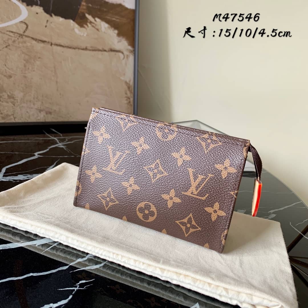 L0vis Vvtt0n Monogram Poche Toilette Cosmetics Pouch Replica M47546