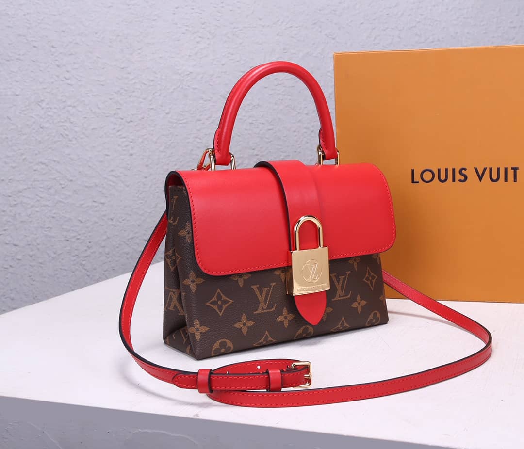 L0vis Vvtt0n Locky BB 2way Replica Shoulder Bag Red M44141