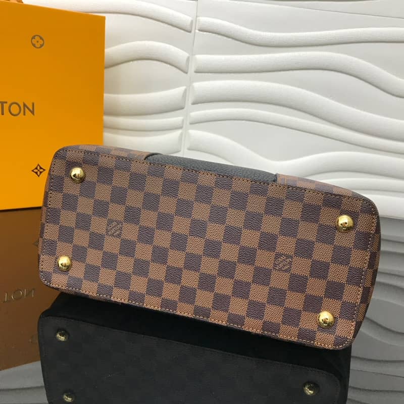 L0vis Vvtt0n Jersey Damier Ebene Canvas Magnolia Bag Black Replica N44041