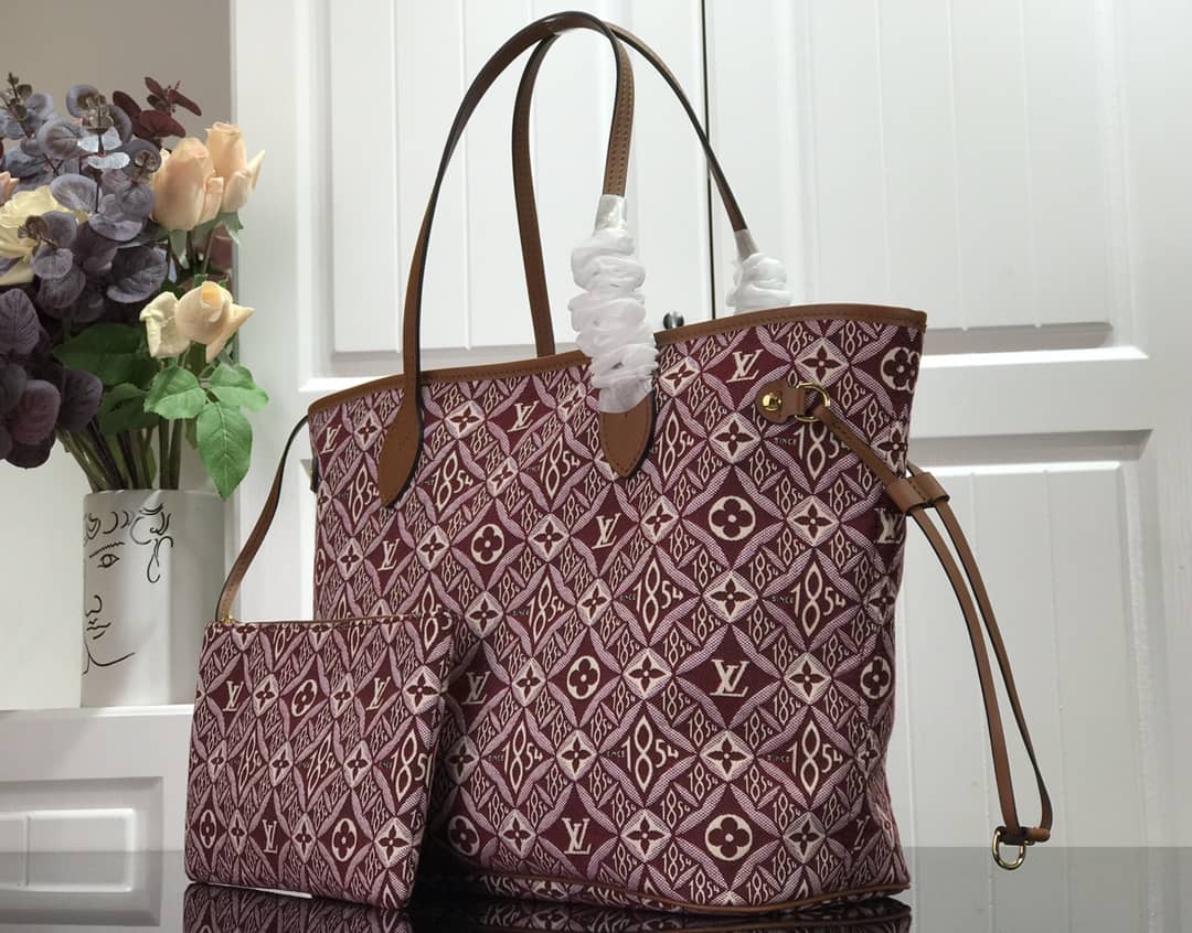 LV Tote Dupe Neverfull MM Since 1854 Monogram Tote Replica M57273