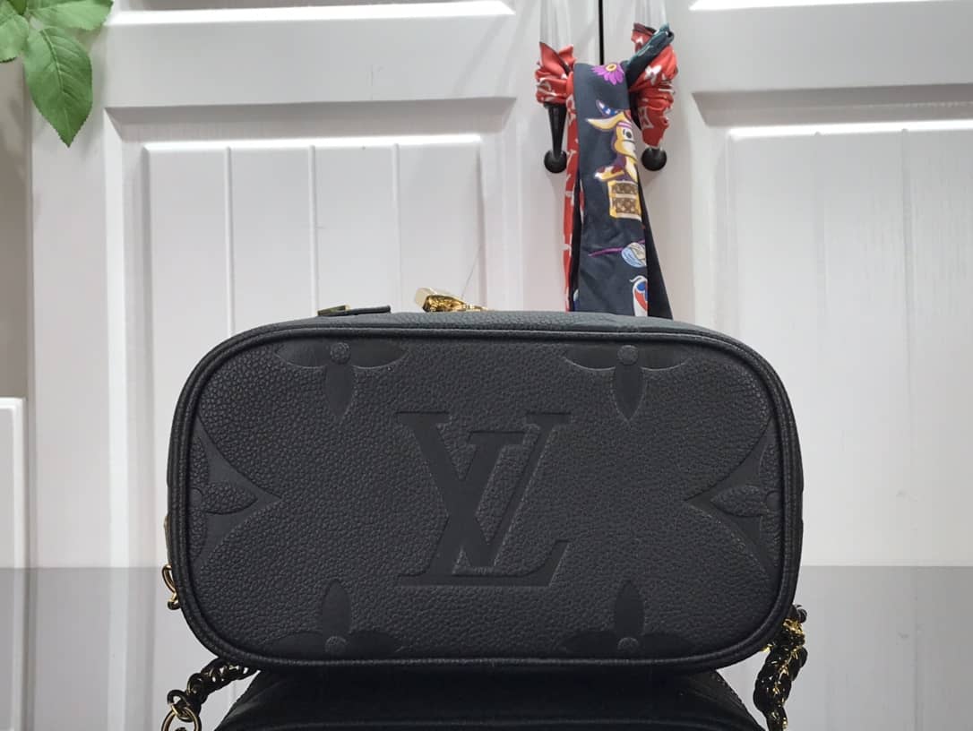 L0vis Vvtt0n Vanity PM Monogram Empreinte Leather Crossbody Bag Replica M45598