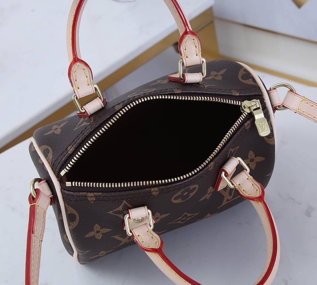 L0vis Vvtt0n Nano Speedy Monogram Canvas Replica Crossbody Bag M61252