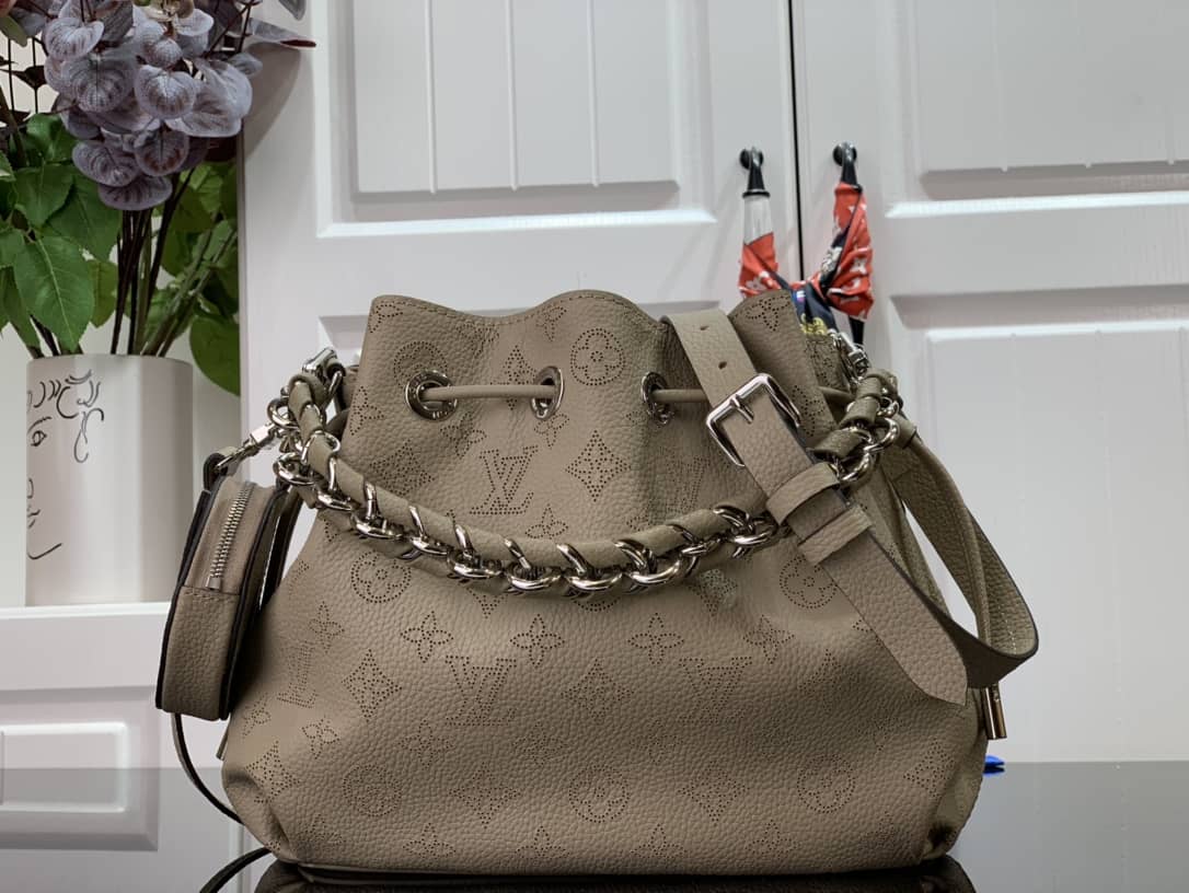 L0vis Vvtt0n Bella Mahina Magnolia Leather Replica Bag M57068 Gray