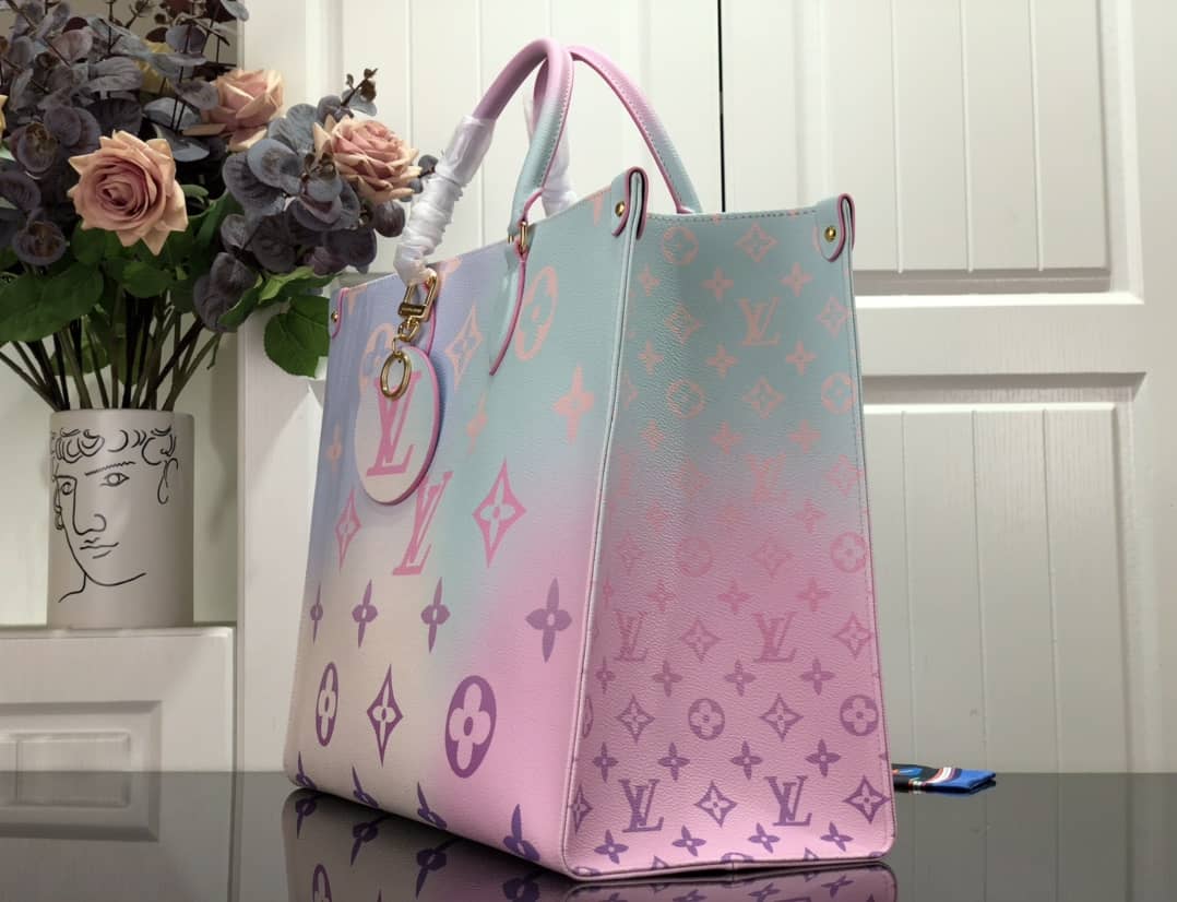 L0vis Vvtt0n Onthego GM Sunrise Pastel M46076 Replica Tote