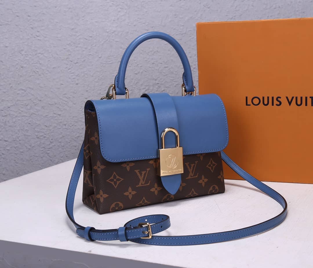 L0vis Vvtt0n Locky BB 2way Replica Shoulder Bag Blue M44141