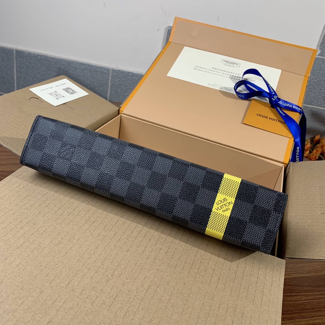L0vis Vvtt0n Pochette Voyage MM Damier Graphite Canvas Replica N60107