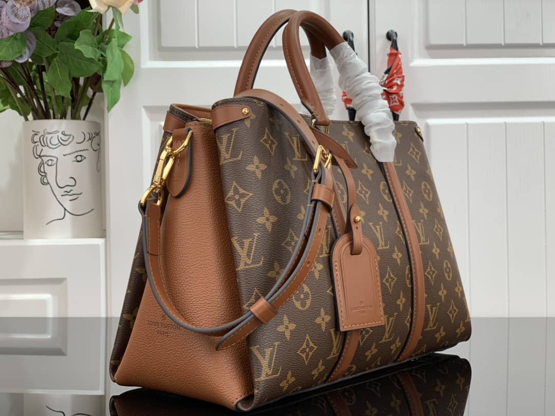 L0vis Vvtt0n Monogram Canvas Soufflot MM Replica Bag M44817