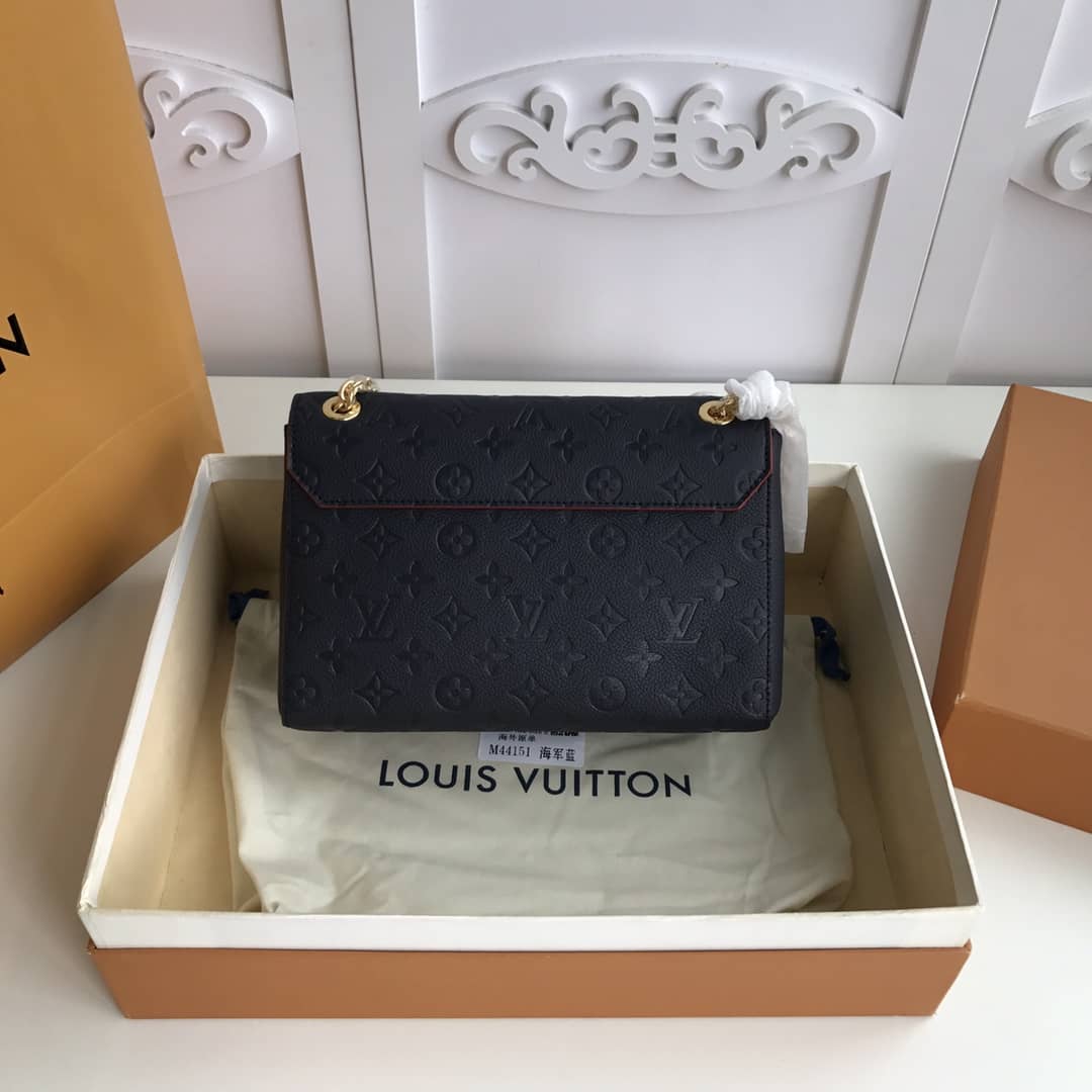 L0vis Vvtt0n Monogram Empreinte Vavin PM Chain Replica Shoulder Bag Black M44151