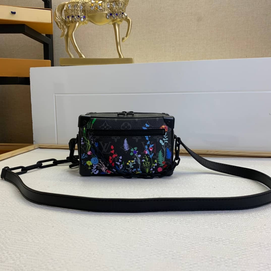 L0vis Vvtt0n Mini Soft Trunk Monogram Eclipse Flower Replica Bag M69072