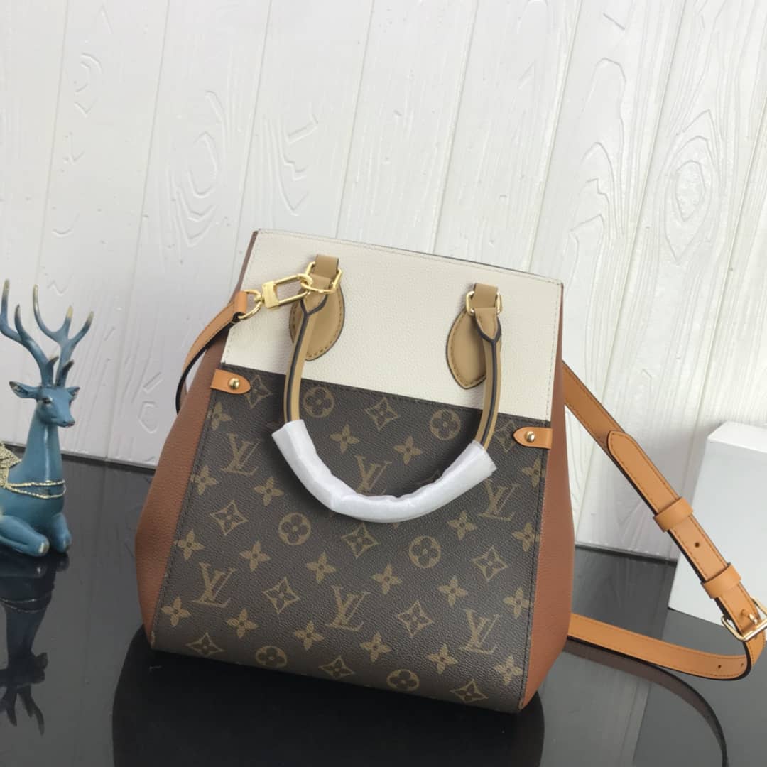 L0vis Vvtt0n Monogram Fold MM 2way Tote Replica White M45409