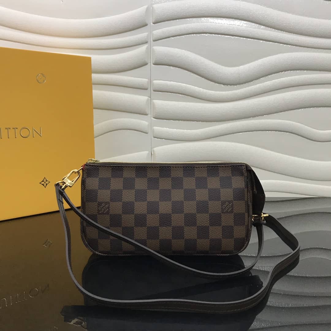 L0vis Vvtt0n Replica Pochette Accessoires Canvas Brown M40712