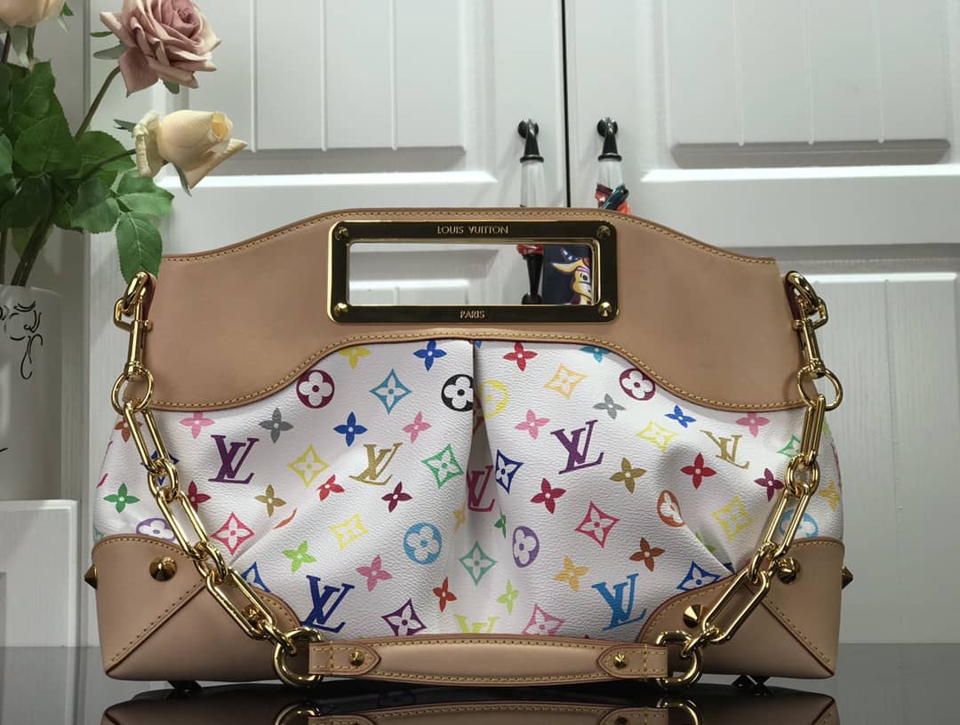 L0vis Vvtt0n Judy MM 2way Monogram Multi-Color Bag Replica White M40255