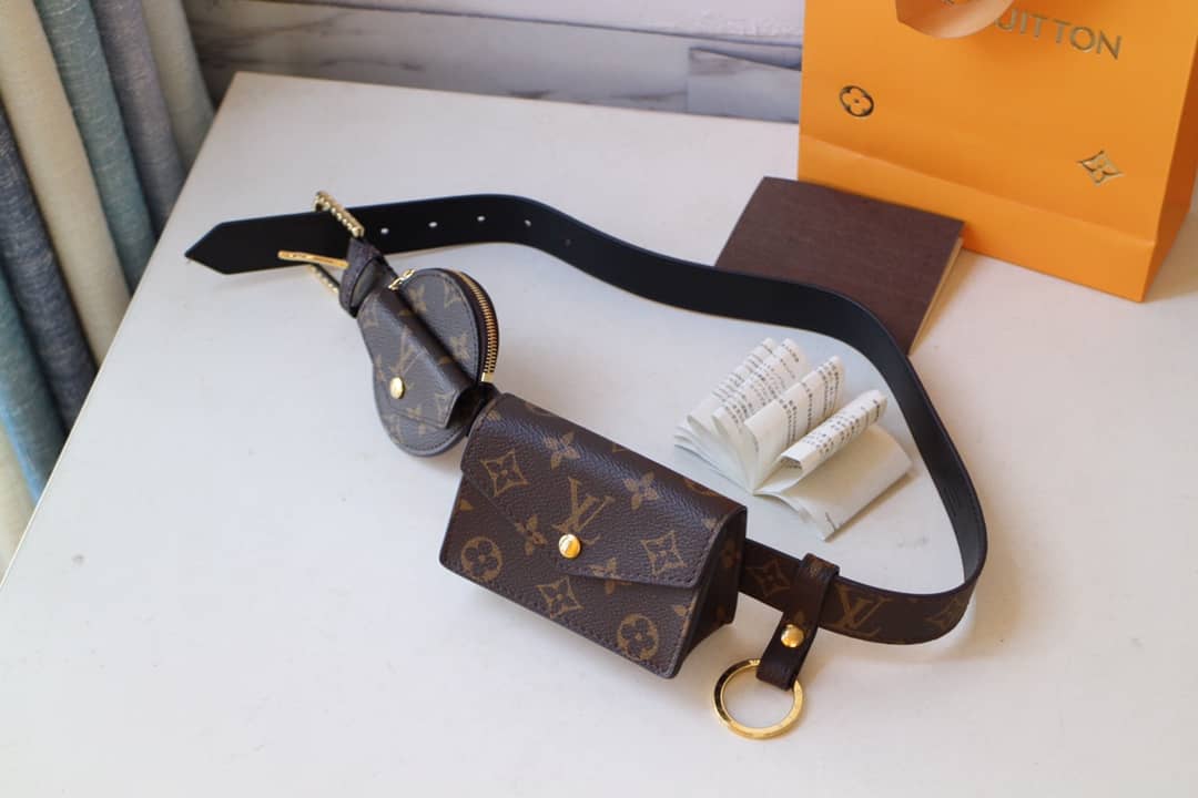 L0vis Vvtt0n Monogram Canvas Daily Multi Replica Pochette 30mm Belt Brown M0236U