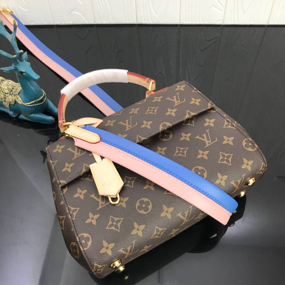 L0vis Vvtt0n Cluny Bb Monogram Canvas Shoulder Bag Replica Blue M42738