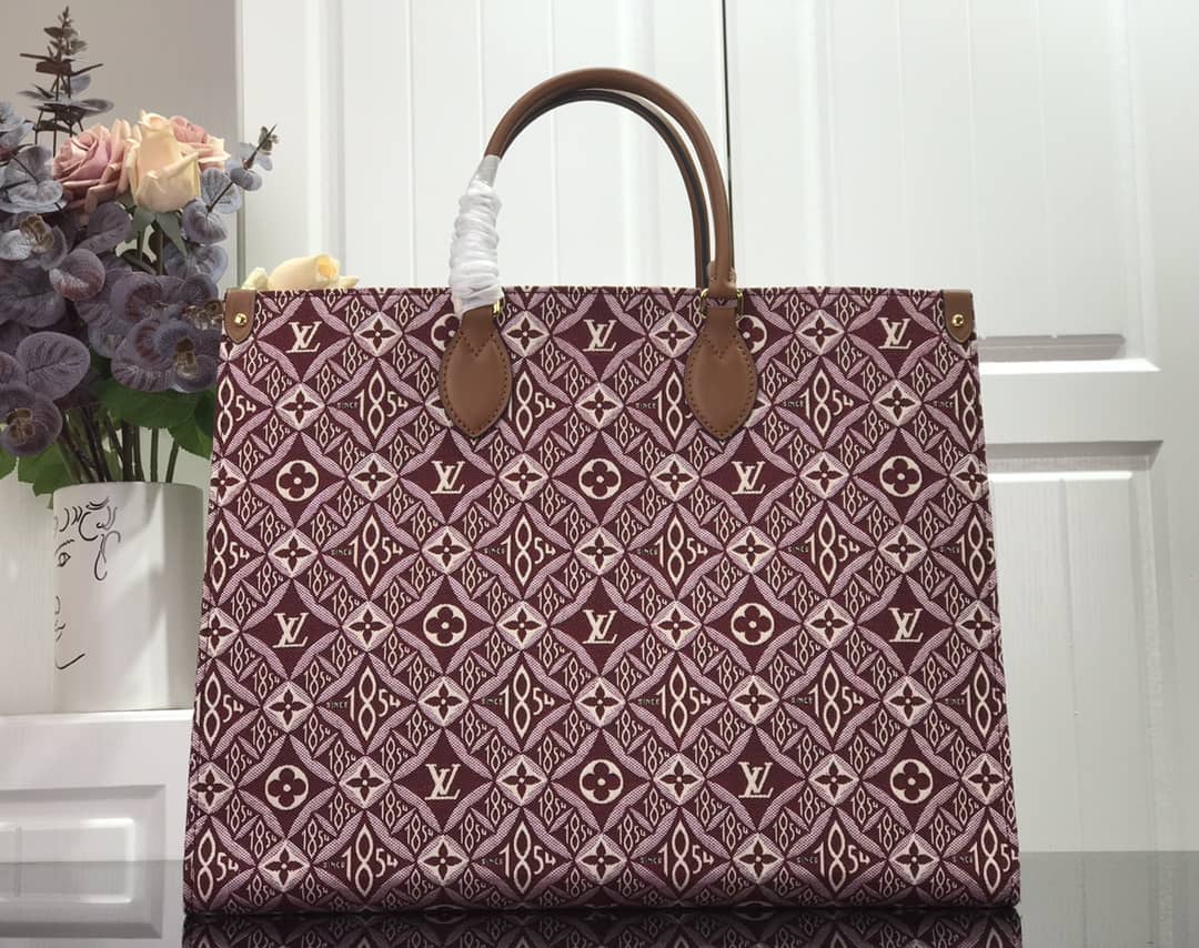 L0vis Vvtt0n On the Go GM Since 1854 Tote Replica Red M57207