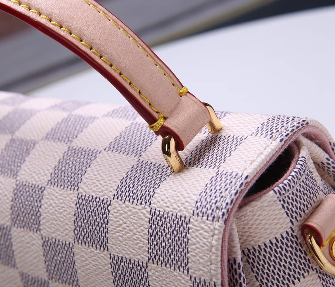 L0vis Vvtt0n Damier Croisette Replica Shoulder Handbag White N41581