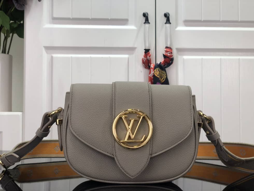 L0vis Vvtt0n Pont 9 Soft Leather PM Gery M58727 Replica Crossbody Bag