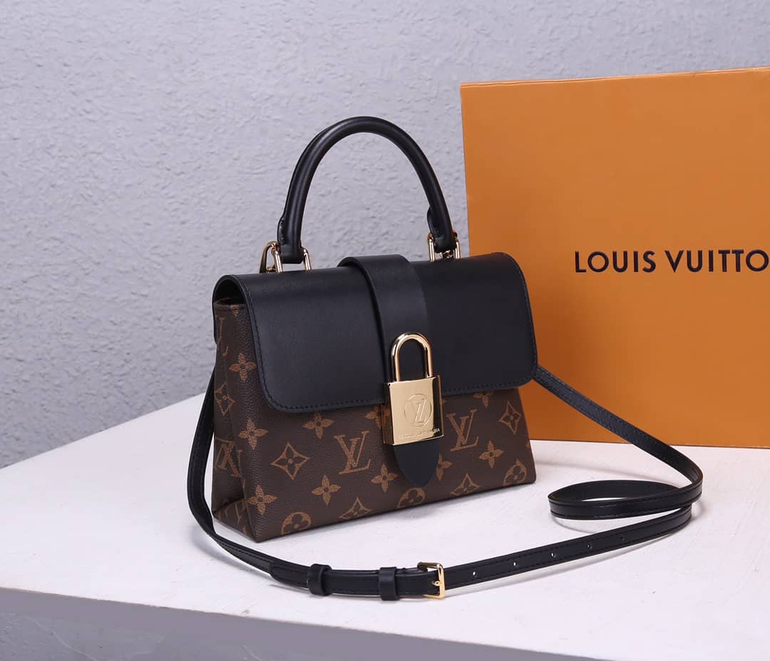 L0vis Vvtt0n Locky BB 2way Replica Shoulder Bag Black M44141