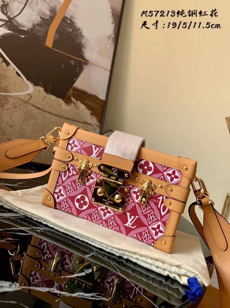 L0vis Vvtt0n Since 1854 Petite Malle Replica Bag Red M57212