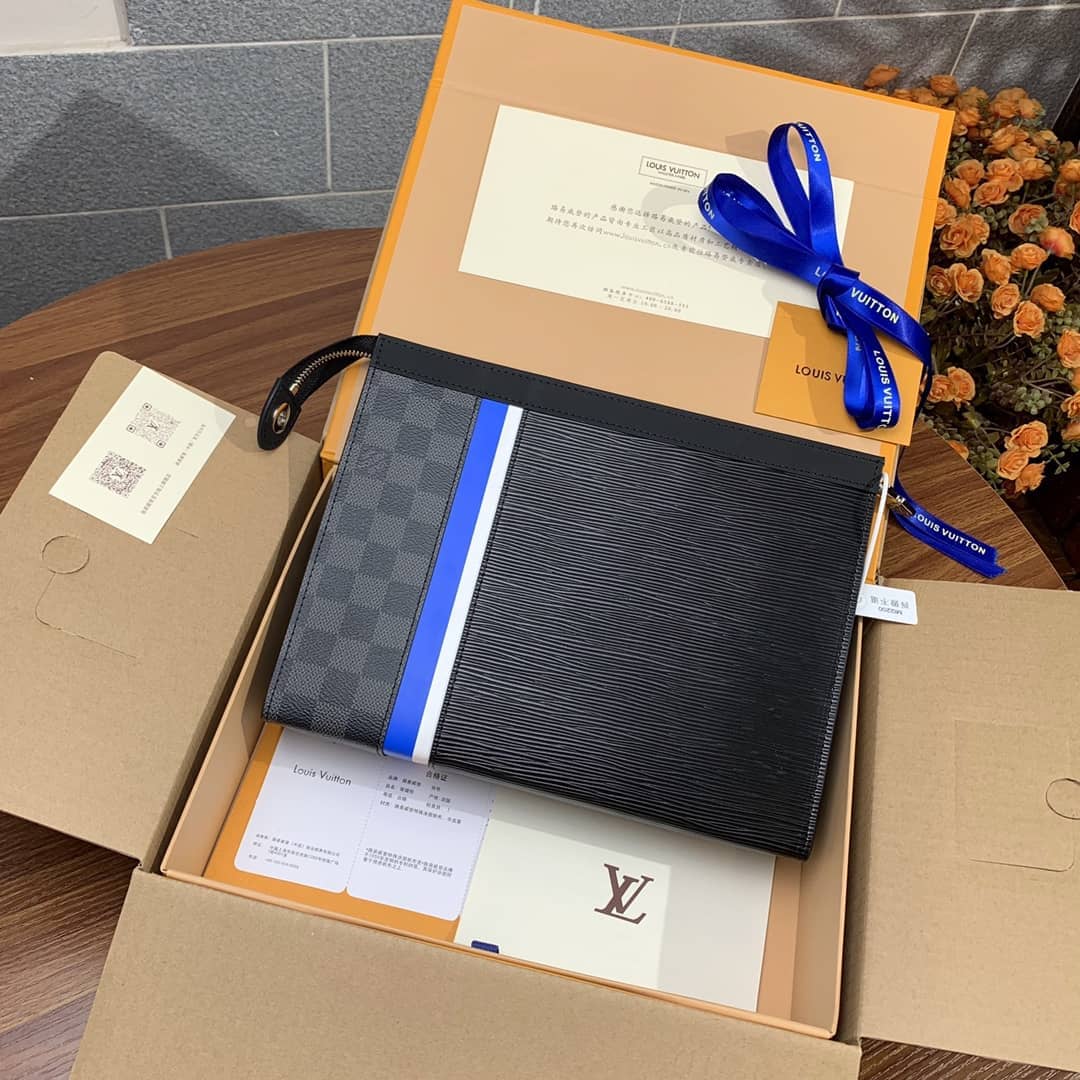 L0vis Vvtt0n Pochette Voyage MM Epi Damier Graphite M56827 Replica