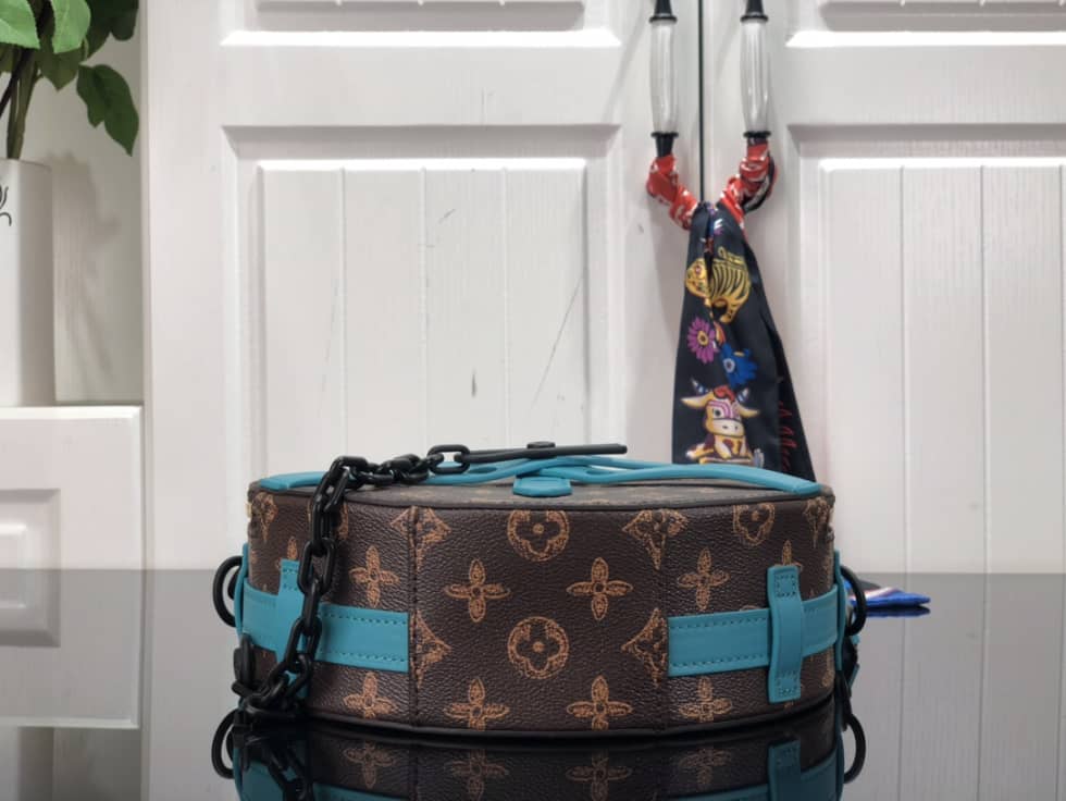 L0vis Vvtt0n Wheel Box Monogram Blue M59706 Replica Crossbody Bag