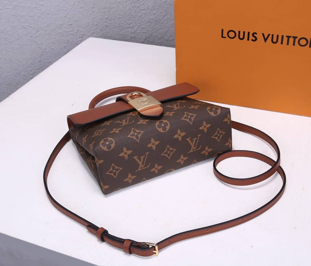 L0vis Vvtt0n Locky BB 2way Replica Shoulder Bag Brown M44141