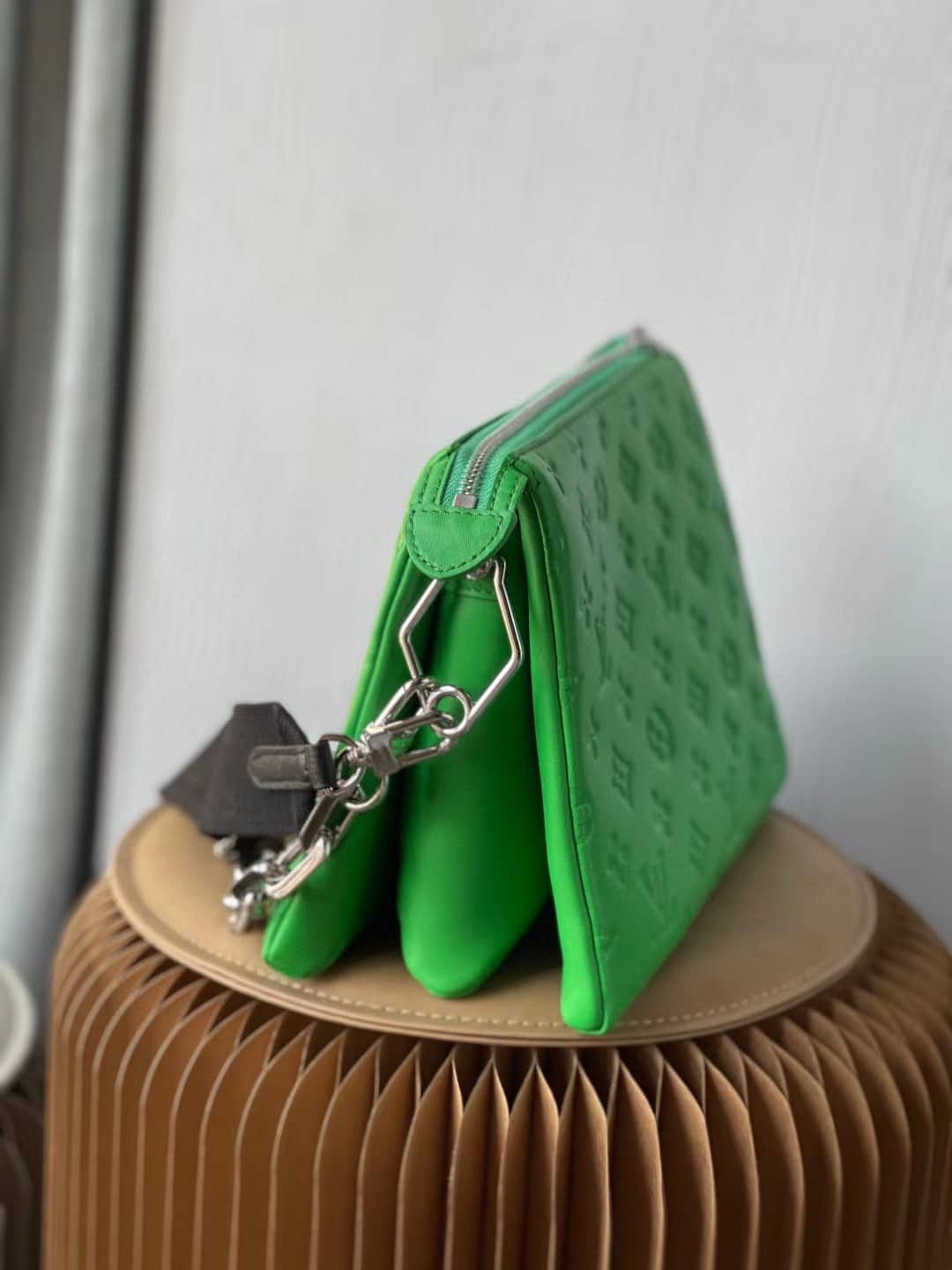 L0vis Vvtt0n Coussin PM Green M57936 Replica Shoulder Bag