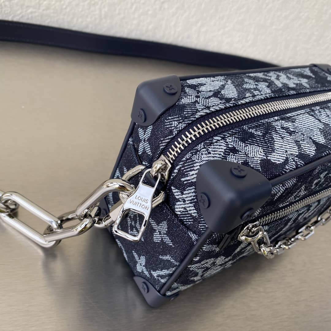 L0vis Vvtt0n Mini Soft Trunk Monogram Tapestry Canvas Replica Bag M80033