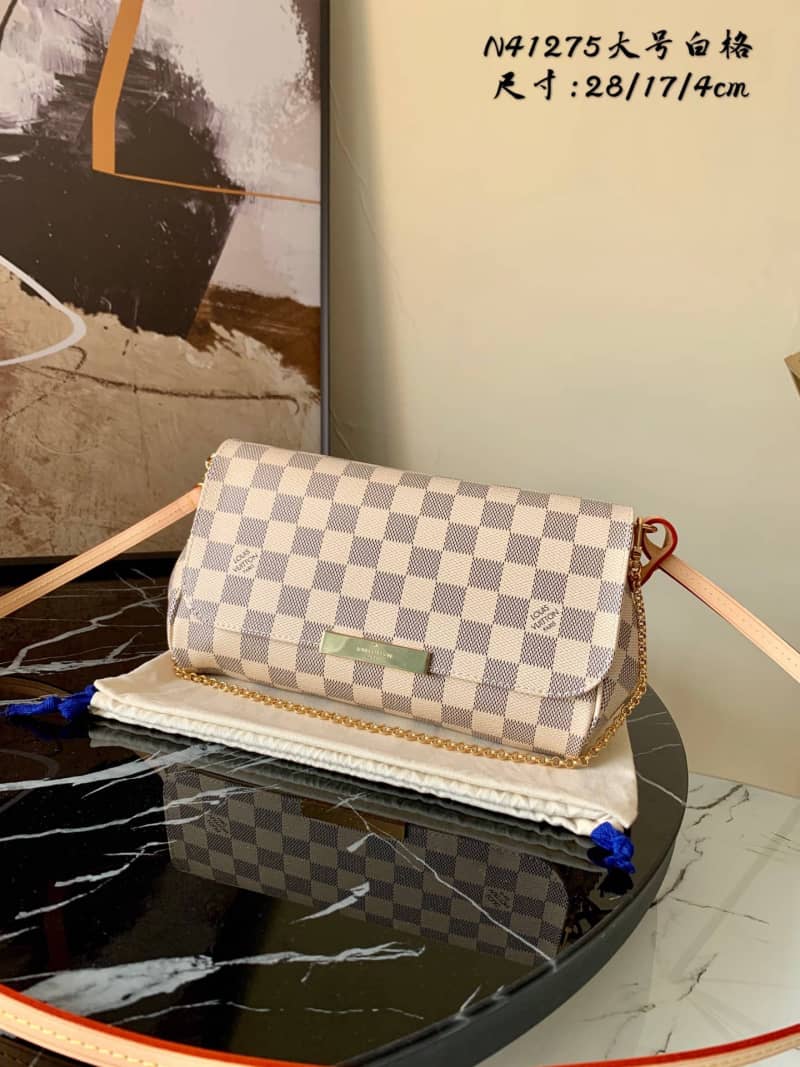 L0vis Vvtt0n Favorite PM Demier Azur Chain Replica Handbag N41277